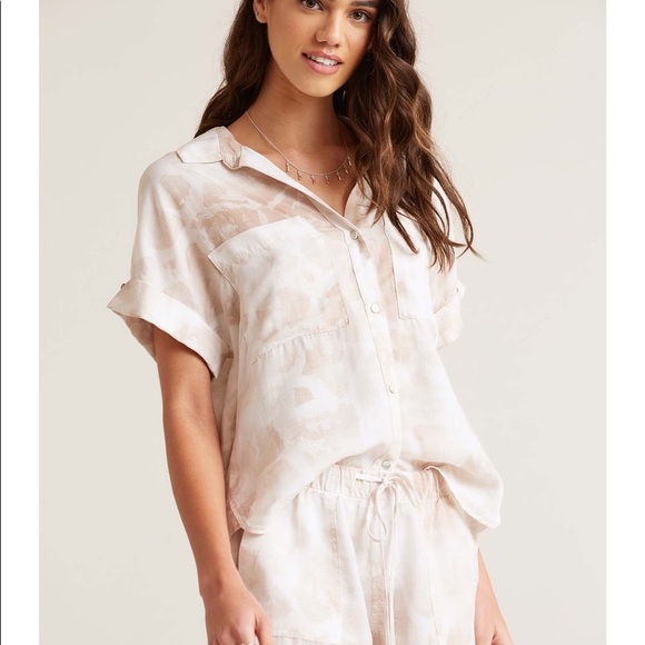 ANTHROPOLOGIE CLOTH & STONE Tie-Dye Button Down - Picture 6 of 12